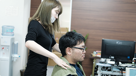 座席でのマッサージにも対応